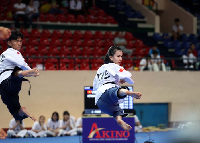 Châu Tuyết Vân cùng đồng đội bay như chim tại giải Vô địch Taekwondo châu Á mở rộng 2019 - Ảnh 2.