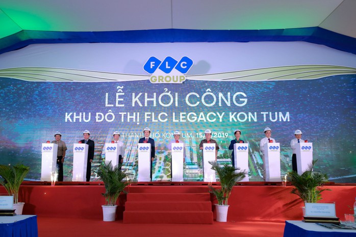 Chính thức khởi công dự án Khu đô thị cao cấp FLC Legacy Kon Tum - Ảnh 1. Chính thức khởi công dự án Khu đô thị cao cấp FLC Legacy Kon Tum - Ảnh 1.
