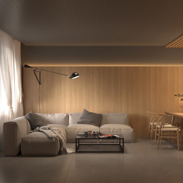 Căn hộ ấm áp khi được trang trí bằng đèn - Ảnh 1. Căn hộ ấm áp khi được trang trí bằng đèn - Ảnh 1.