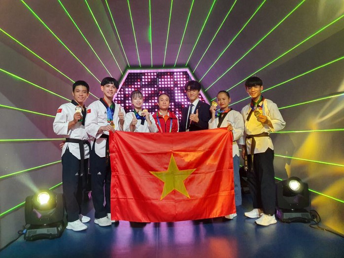 Châu Tuyết Vân giúp Taekwondo Việt Nam đứng thứ 3 tại World Cup 2019 - Ảnh 1.