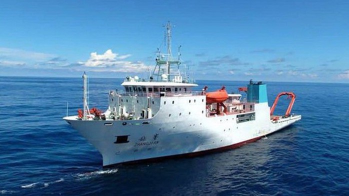 Tàu khảo sát Trung Quốc âm thầm trở lại vùng biển Philippines - Ảnh 1.
