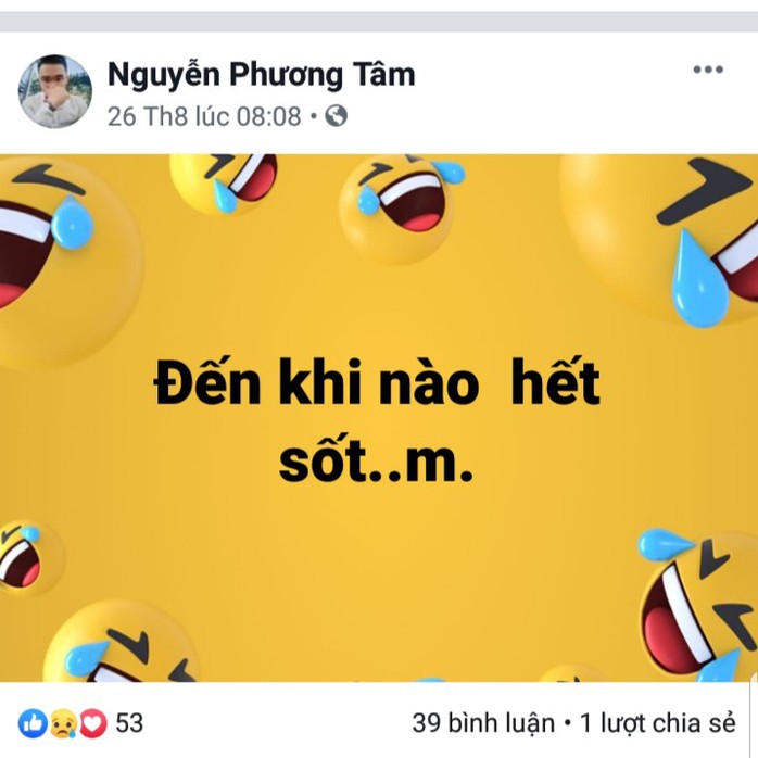 Chàng trai trẻ lên Facebook thông báo bị sốt rồi tử vong trong phòng trọ - Ảnh 2.