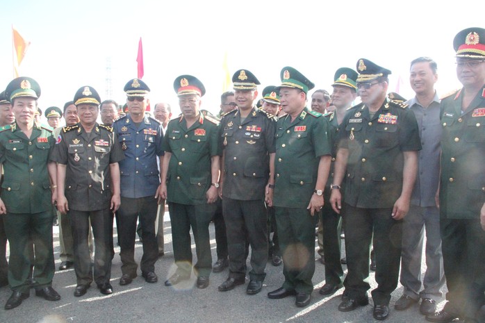 Trang trọng Lễ chào cột mốc chủ quyền biên giới Việt Nam - Campuchia - Ảnh 4.