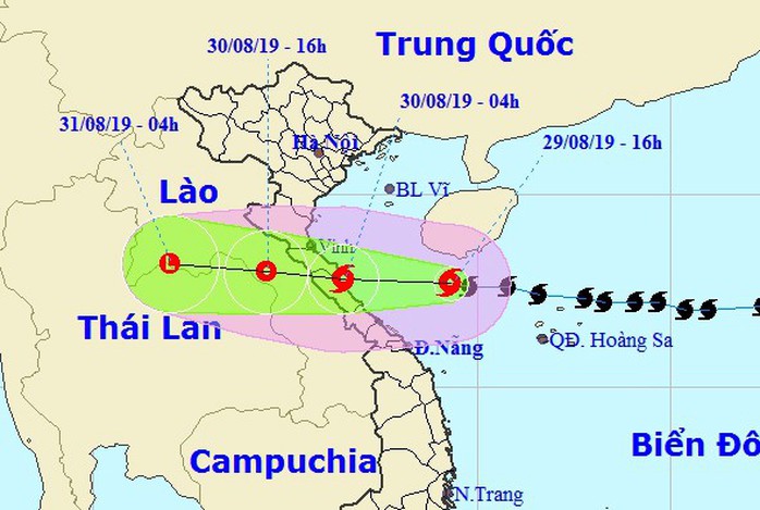 Bão số 4 giật cấp 11 đổ bộ Nghệ An - Quảng Bình sáng mai, gây mưa lớn - Ảnh 1.