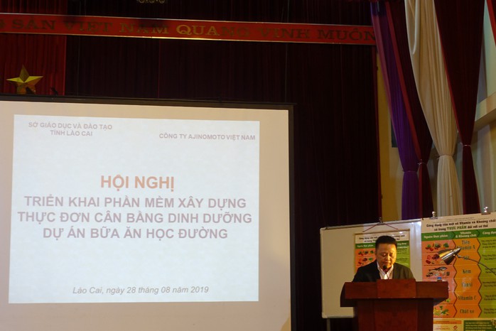 Lào Cai chuẩn hóa thực đơn bán trú bằng phần mềm - Ảnh 1. Lào Cai chuẩn hóa thực đơn bán trú bằng phần mềm - Ảnh 1.