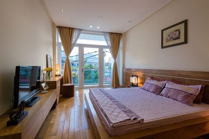 Nhà ống 4 tầng, mặt tiền hẹp vẫn đẹp long lanh - Ảnh 8. Nhà ống 4 tầng, mặt tiền hẹp vẫn đẹp long lanh - Ảnh 8.