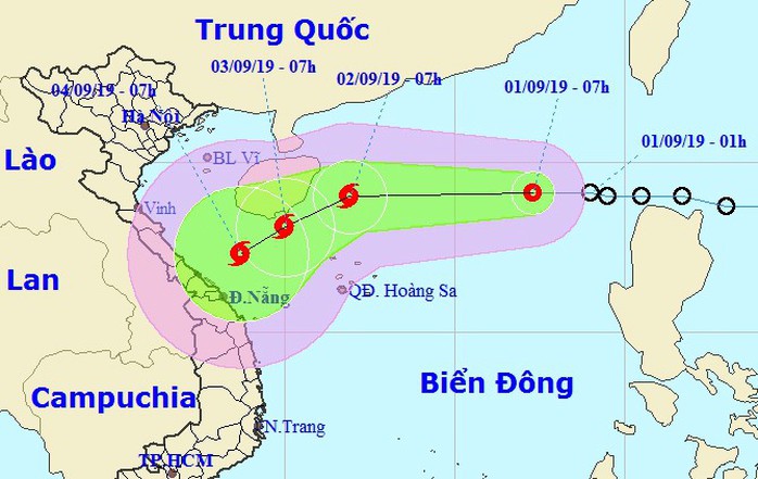 Áp thấp nhiệt đới trên Biển Đông, mạnh lên thành bão vào miền Trung - Ảnh 1.