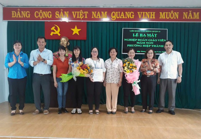 Quận 12: Thành lập 4 nghiệp đoàn giáo viên mầm non - Ảnh 1.