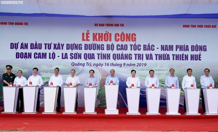 Khởi công  xây dựng Dự án cao tốc Bắc- Nam đoạn Cam Lộ - La Sơn - Ảnh 3.