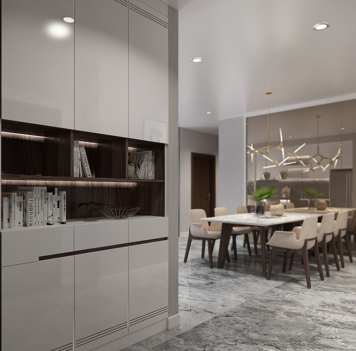 Căn hộ tiện nghi hiện đại dành cho vợ chồng trẻ - Ảnh 4. Căn hộ tiện nghi hiện đại dành cho vợ chồng trẻ - Ảnh 4.