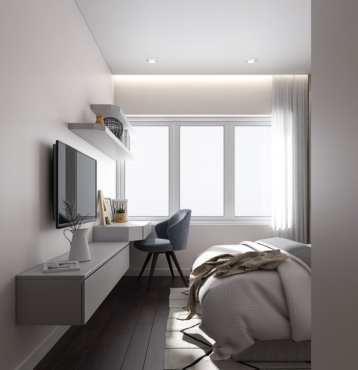 Căn hộ tiện nghi hiện đại dành cho vợ chồng trẻ - Ảnh 8. Căn hộ tiện nghi hiện đại dành cho vợ chồng trẻ - Ảnh 8.