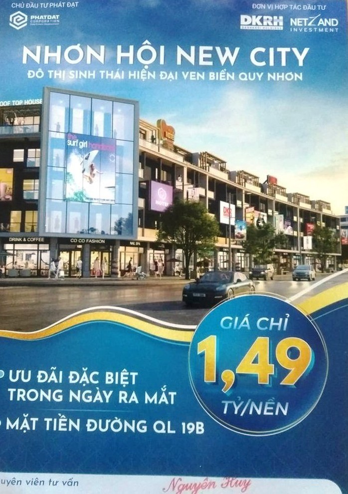 Rao bán đất nền, dự án Nhơn Hội New City tiếp tục bị “tuýt còi” - Ảnh 1.