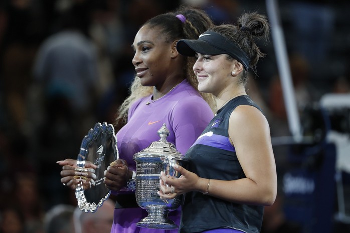 Clip: Serena Williams thua sốc tay vợt 19 tuổi ở chung kết US Open - Ảnh 5.