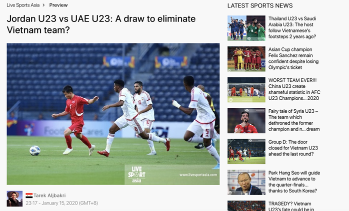 UAE và Jordan từng cố tình hòa có bàn thắng ở U23 châu Á - Ảnh 1.