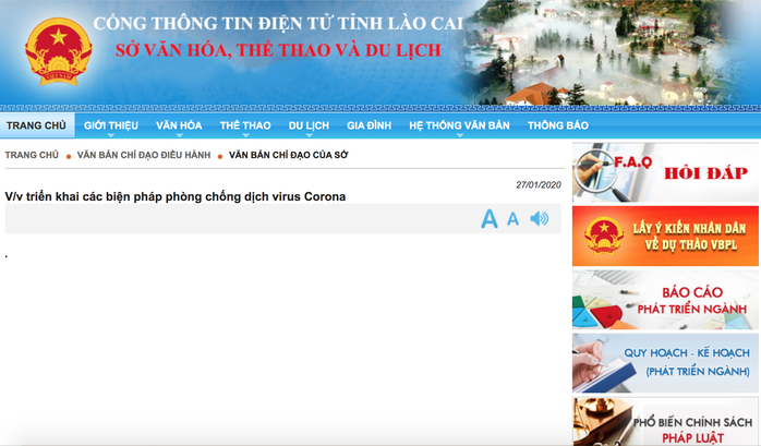 Phòng dịch Corona, Lào Cai tạm ngừng xuất, nhập cảnh khách du lịch qua cửa khẩu quốc tế - Ảnh 1.