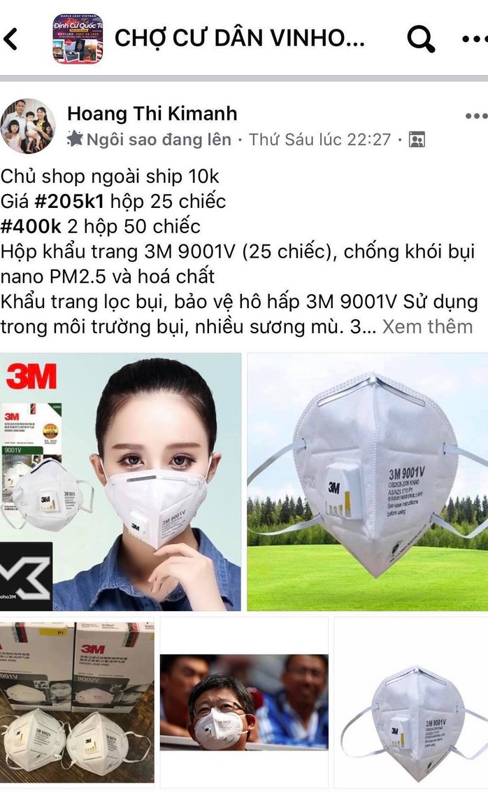 Lo sợ dịch viêm phổi Vũ Hán, khẩu trang “cháy” hàng trên cả nước - Ảnh 2.