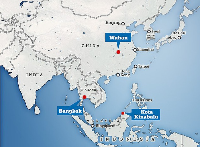 Trung Quốc đưa máy bay đón công dân Vũ Hán về từ Thái Lan, Malaysia - Ảnh 2.