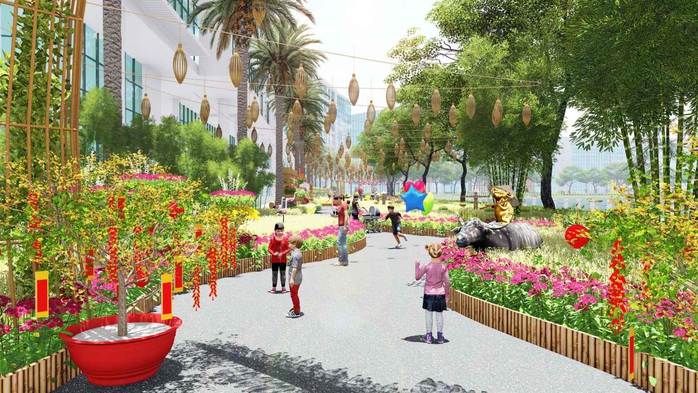 Hội hoa Xuân Phú Mỹ Hưng Tết Canh Tý 2020: Rước Lộc Đồng Hoa - Ảnh 2. Hội hoa Xuân Phú Mỹ Hưng Tết Canh Tý 2020: Rước Lộc Đồng Hoa - Ảnh 2.
