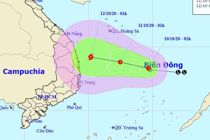 Áp thấp nhiệt đới hướng vào miền Trung, có nơi mưa đặc biệt to - Ảnh 1.