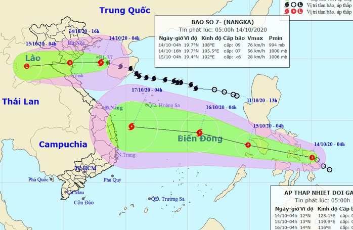 Bão chồng bão trên Biển Đông vào nước ta - Ảnh 1.