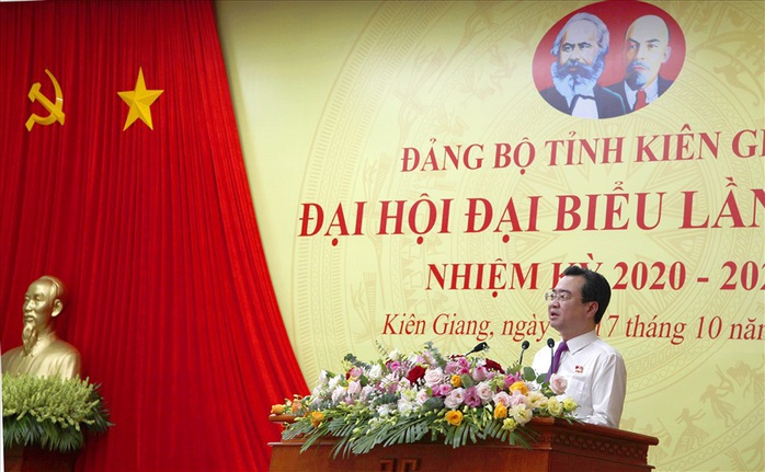 Đại hội Đại biểu Đảng bộ tỉnh Kiên Giang kết thúc phiên họp trù bị - Ảnh 1.