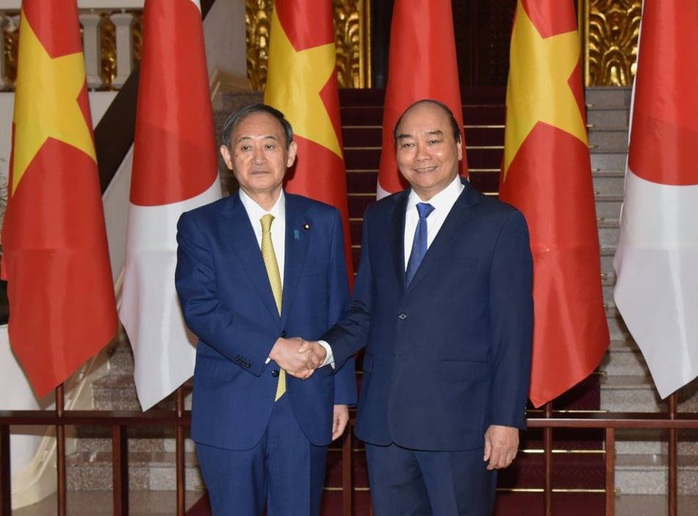 Thủ tướng Nguyễn Xuân Phúc chủ trì lễ đón Thủ tướng Nhật Bản - Ảnh 9.
