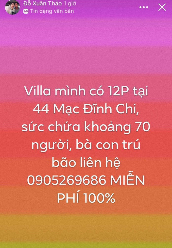 Khách sạn ở Hội An, Tam Kỳ tạo bão status mời gọi người dân đến tránh bão - Ảnh 6.