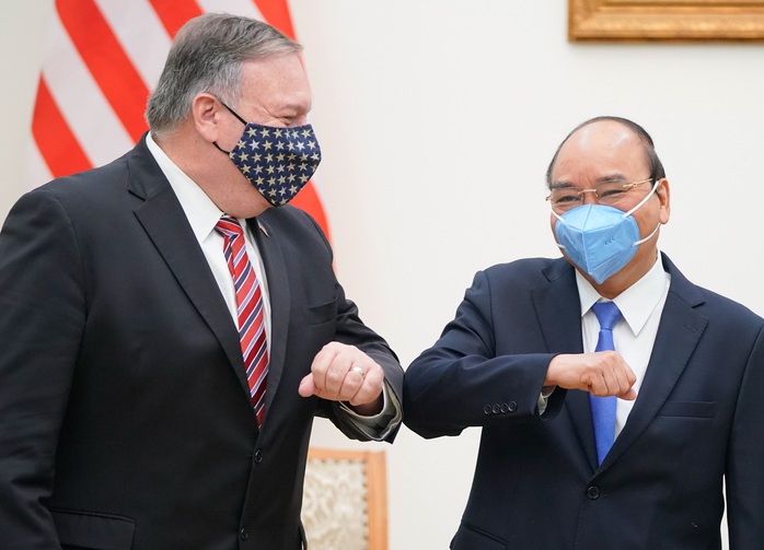 Hình ảnh chuyến thăm Việt Nam của Ngoại trưởng Mỹ Mike Pompeo - Ảnh 1.