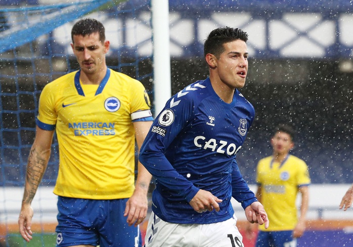 James Rodriguez thể hiện quyền năng, Everton chiếm ngôi đầu Ngoại hạng - Ảnh 1.