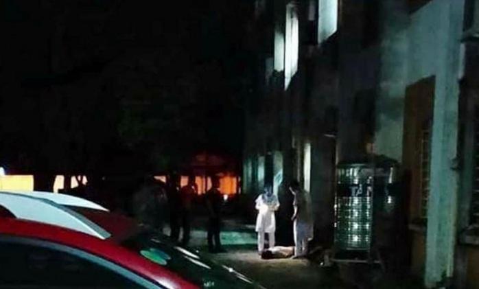 Bệnh nhân rơi từ tầng 4 Bệnh viện Việt Nam - Thụy Điển tử vong - Ảnh 1.