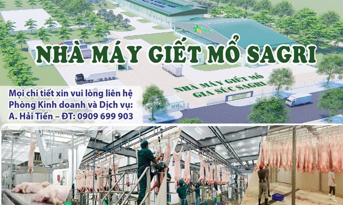 Sagri vận hành nhà máy giết mổ gia súc công nghệ châu Âu - Ảnh 1.