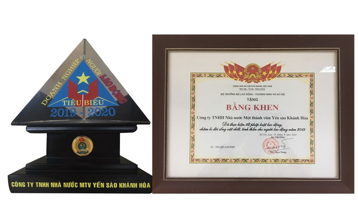 Vinh danh Công ty Yến sào Khánh Hòa và Công ty CP NGK Yến sào Khánh Hòa - Ảnh 2. Vinh danh Công ty Yến sào Khánh Hòa và Công ty CP NGK Yến sào Khánh Hòa - Ảnh 2.