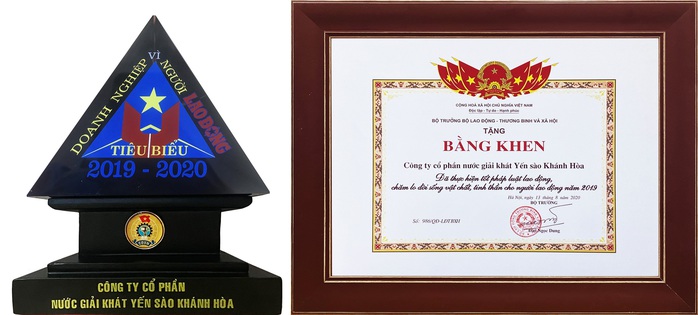 Vinh danh Công ty Yến sào Khánh Hòa và Công ty CP NGK Yến sào Khánh Hòa - Ảnh 3. Vinh danh Công ty Yến sào Khánh Hòa và Công ty CP NGK Yến sào Khánh Hòa - Ảnh 3.