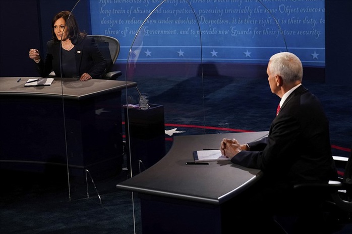 Kamala Harris - Mike Pence: Ai thắng trong cuộc tranh luận phó tổng thống? - Ảnh 1.