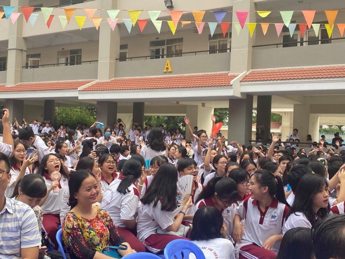 TP HCM: Học sinh hòa mình với âm nhạc dân ca - Ảnh 3. TP HCM: Học sinh hòa mình với âm nhạc dân ca - Ảnh 3.