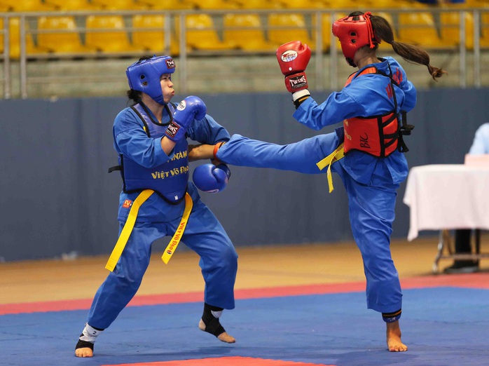 Những bóng hồng dũng mãnh trên thảm đấu Giải Vô địch Vovinam toàn quốc 2020 - Ảnh 5.