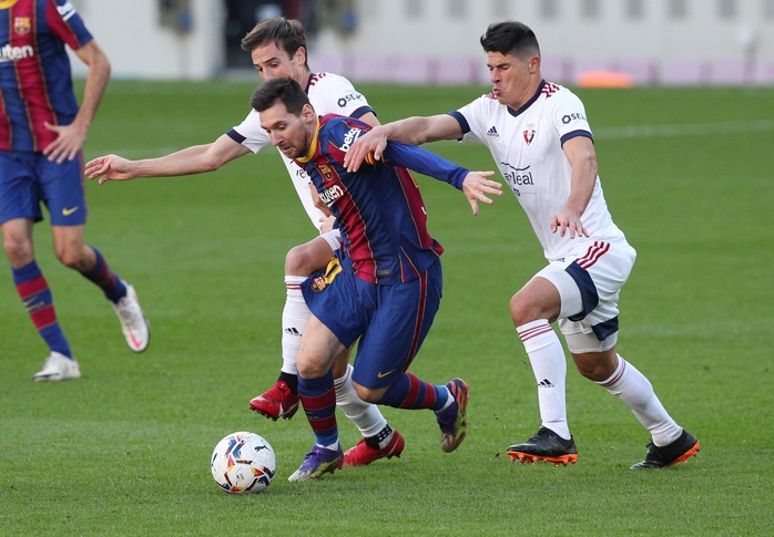 Messi, Griezmann lập siêu phẩm, Barcelona lên Top 7 La Liga - Ảnh 1.