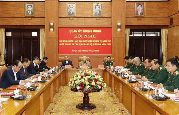 Tổng Bí thư, Chủ tịch nước Nguyễn Phú Trọng chủ trì Hội nghị Quân ủy Trung ương - Ảnh 8.
