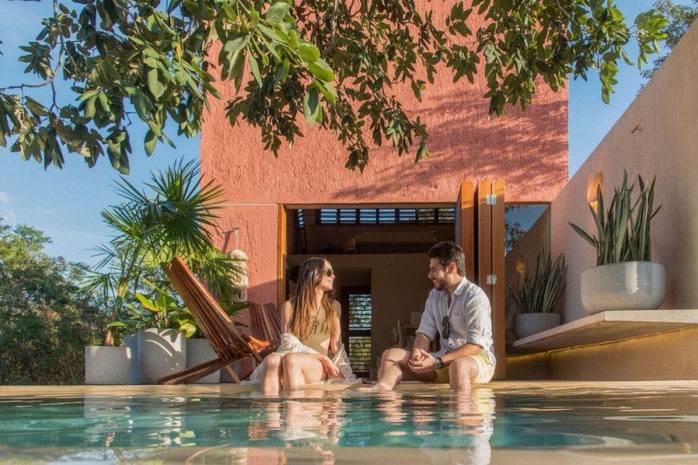 Ngôi nhà hòa mình vào thiên nhiên hoang dã ở Mexico - Ảnh 8. Ngôi nhà hòa mình vào thiên nhiên hoang dã ở Mexico - Ảnh 8.