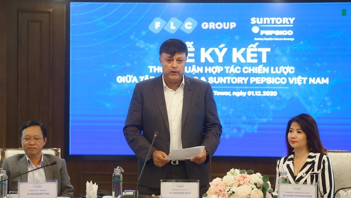Tập đoàn FLC và Suntory PepsiCo Vietnam ký kết hợp tác chiến lược - Ảnh 2. Tập đoàn FLC và Suntory PepsiCo Vietnam ký kết hợp tác chiến lược - Ảnh 2.