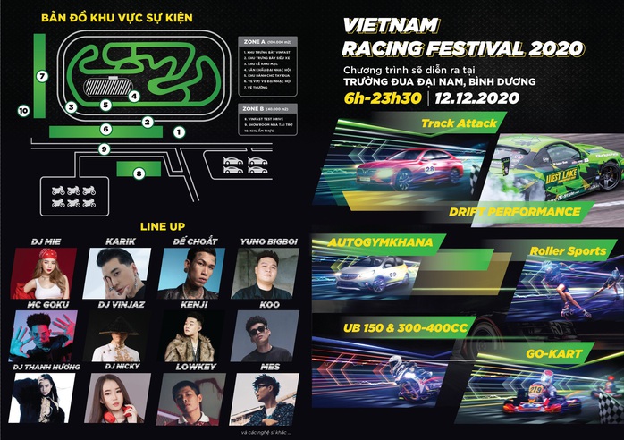 Dàn rapper đổ bộ lễ hội thể thao, âm nhạc Vietnam Racing Festival - Ảnh 1.