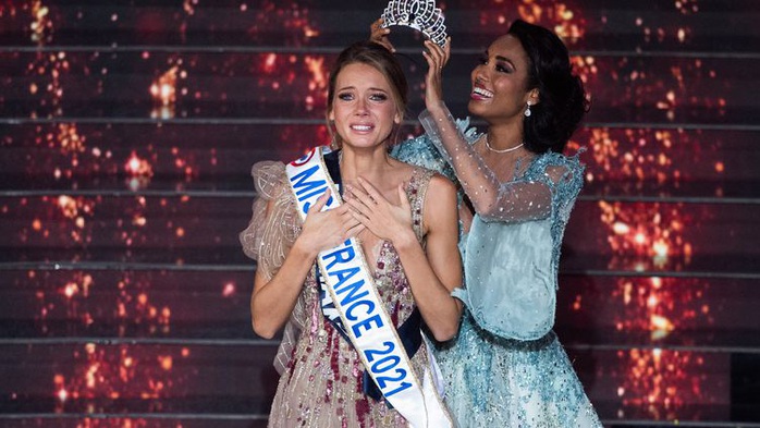 Nhan sắc người mẫu đăng quang Hoa hậu Pháp 2021 - Ảnh 1.
