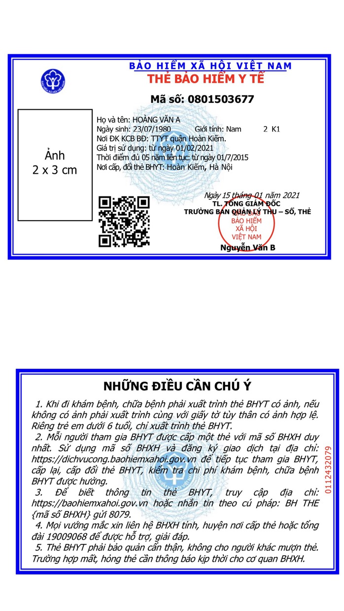 Hơn 86 triệu người dân sẽ sử dụng thẻ BHYT theo mẫu mới - Ảnh 1.