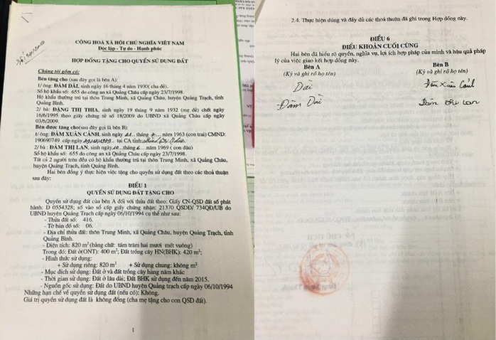 Kỷ luật cán bộ vì cho hàng chục người chết “sống lại” để ký tặng, chuyển nhượng đất - Ảnh 2.