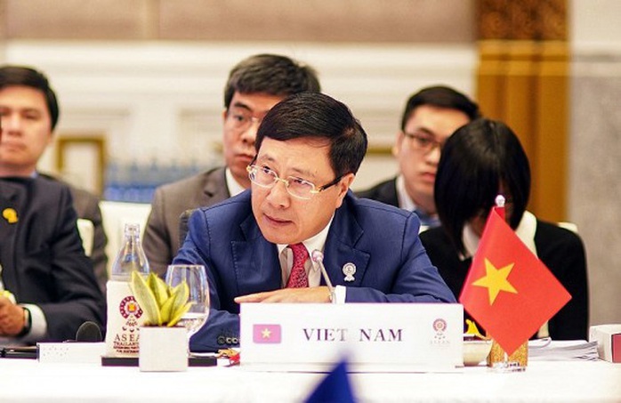 Phó Thủ tướng Phạm Bình Minh dự Hội nghị đặc biệt ASEAN-Trung Quốc ứng phó dịch Covid-19 - Ảnh 1.