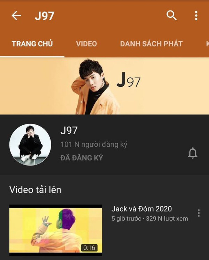 Kênh YouTube mới của Jack đạt kỷ lục tăng lượt người theo dõi - Ảnh 2.