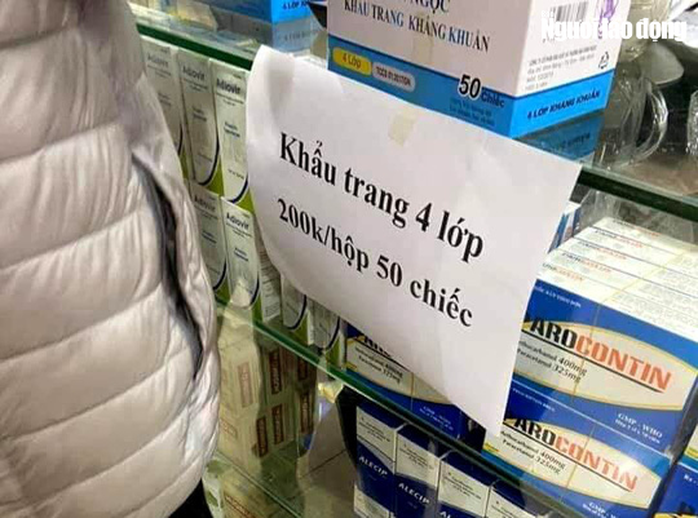 9 nhà thuốc bán khẩu trang tăng giá lên 200% bị xử phạt 30 triệu đồng - Ảnh 2.