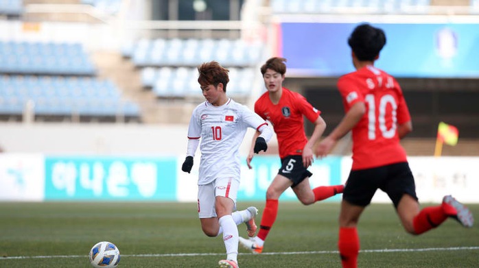 Thua Hàn Quốc 0-3, tuyển nữ Việt Nam đứng nhì bảng A - Ảnh 1.