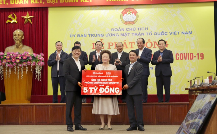 SeABank và Tập đoàn BRG đóng góp 5 tỉ đồng phòng chống Covid-19 - Ảnh 1. SeABank và Tập đoàn BRG đóng góp 5 tỉ đồng phòng chống Covid-19 - Ảnh 1.