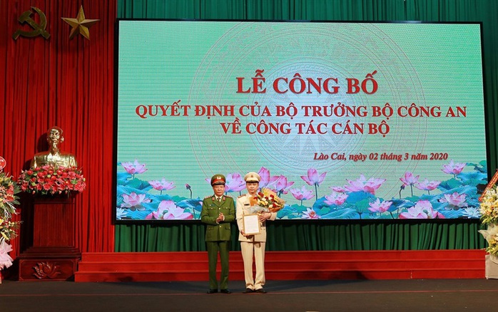 Bổ nhiệm Đại tá Lưu Hồng Quảng làm Giám đốc Công an tỉnh Lào Cai - Ảnh 1.